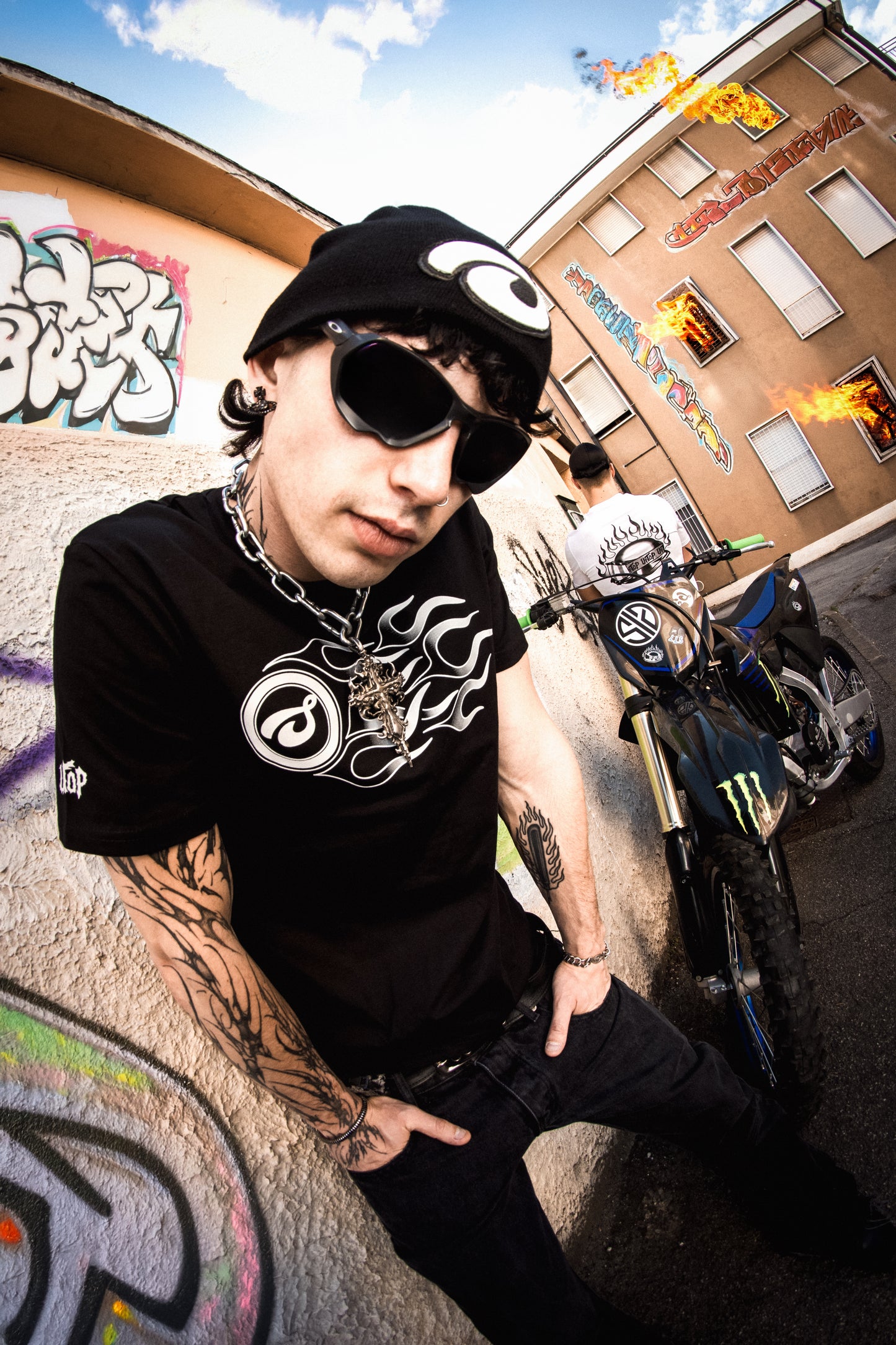 Subliminal x UpTop Rider T-shirt Black