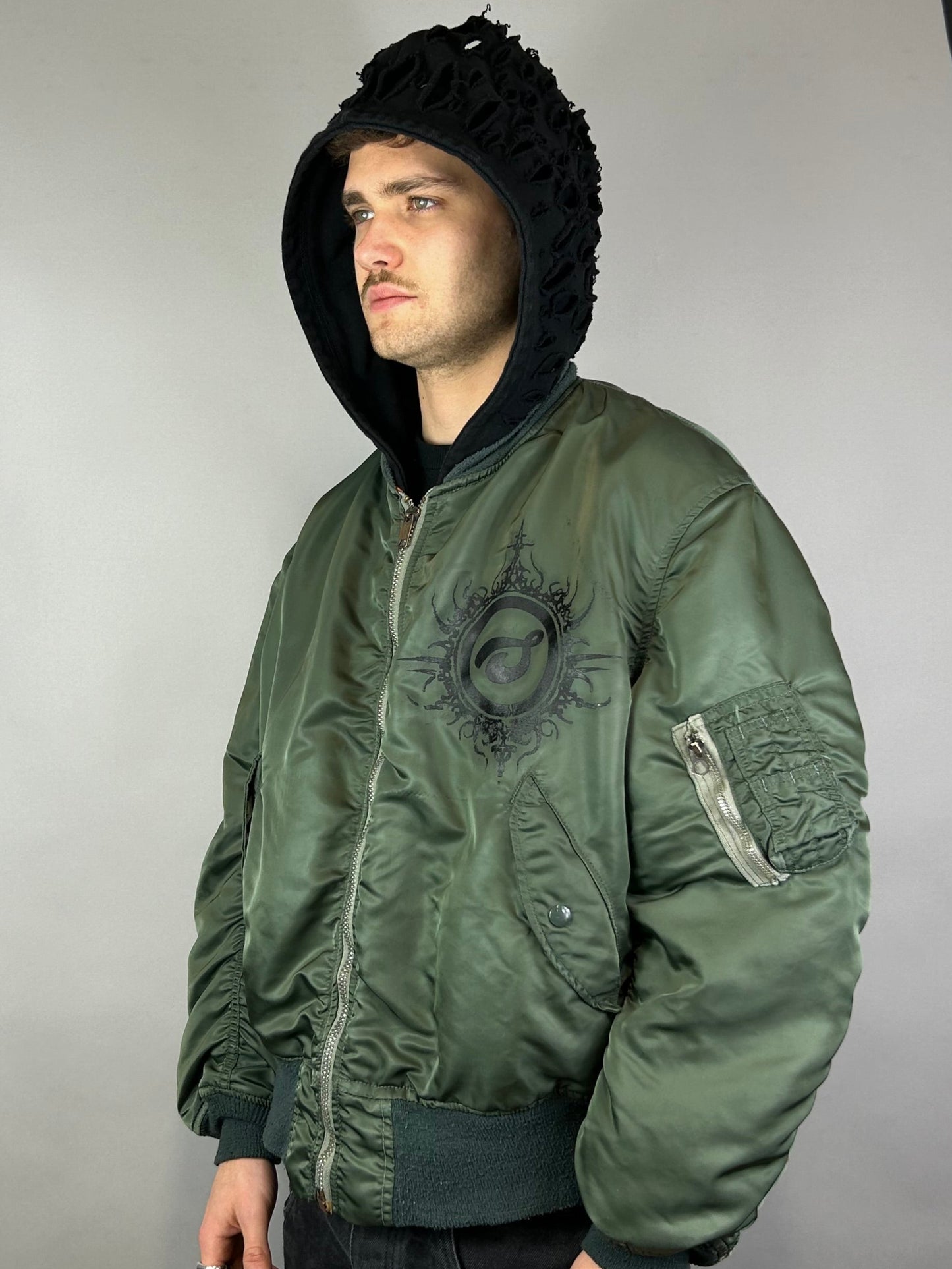 Hybrid Hooded Bomber