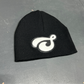 Subliminal Studios Leather Patches Wool Beanie Black