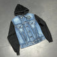 Hybrid Hooded Denim Jacket