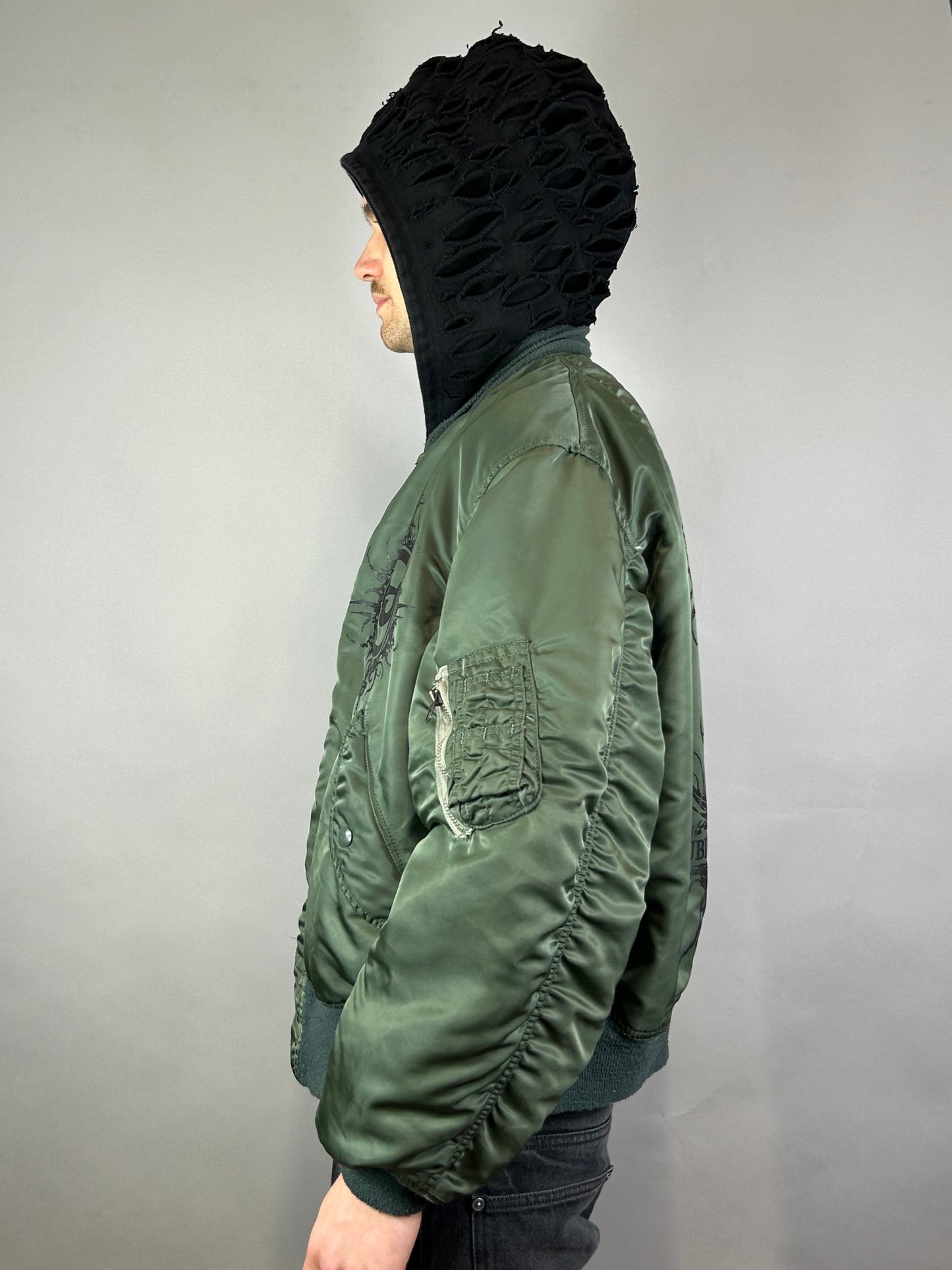 Hybrid Hooded Bomber