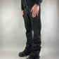 Flared Plain Denim