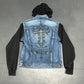 Hybrid Hooded Denim Jacket
