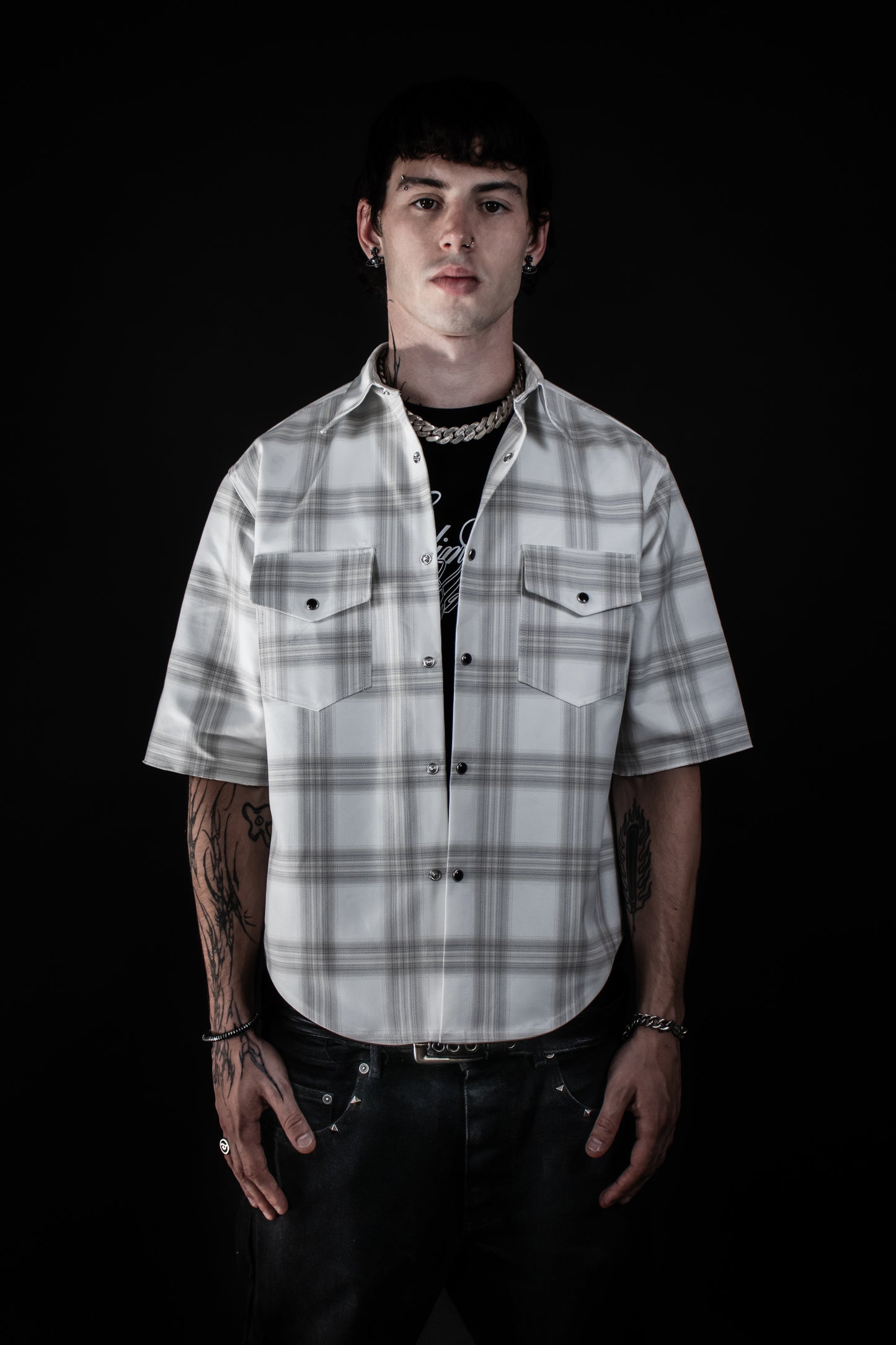 Subliminal x Anathomy Heart & Scars Short Sleeve Shirt