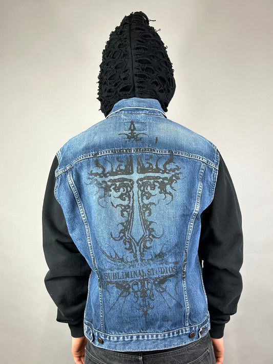 Hybrid Hooded Denim Jacket