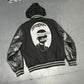 Hybrid Hooded Varsity Jacket