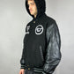 Hybrid Hooded Varsity Jacket