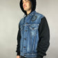 Hybrid Hooded Denim Jacket